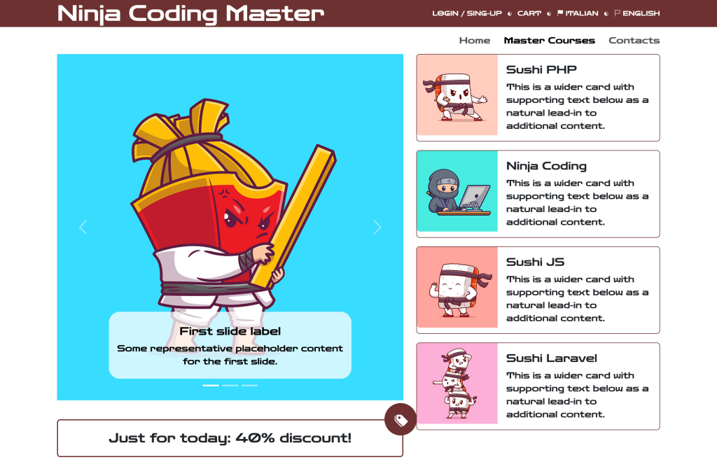 screenshot 2025 12 15 at 00 08 54 ninja coding master the best courses about web dev and design!